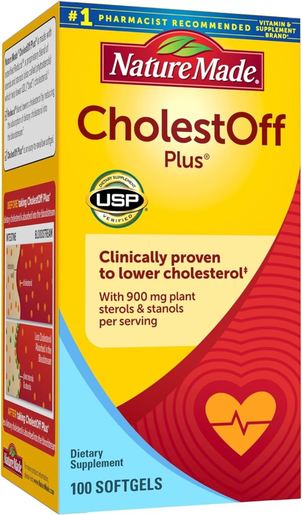 Nature Made CholestOff Plus, 450 mg - 100 Softgels