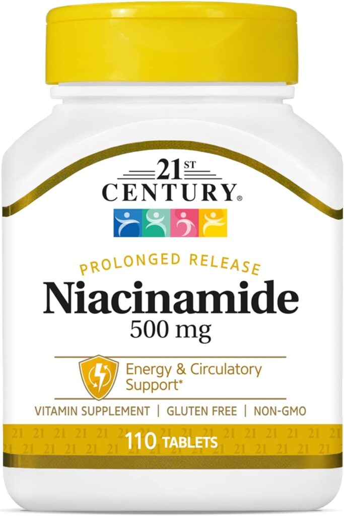 21st Century Niacinamide 500 mg Prolonged Release Tablets, 110-Count