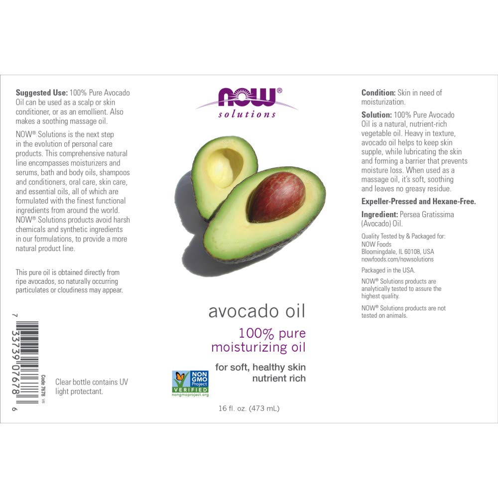 Best Avocado Oils: 365 by Whole Foods, Cliganic, NOW Solutions